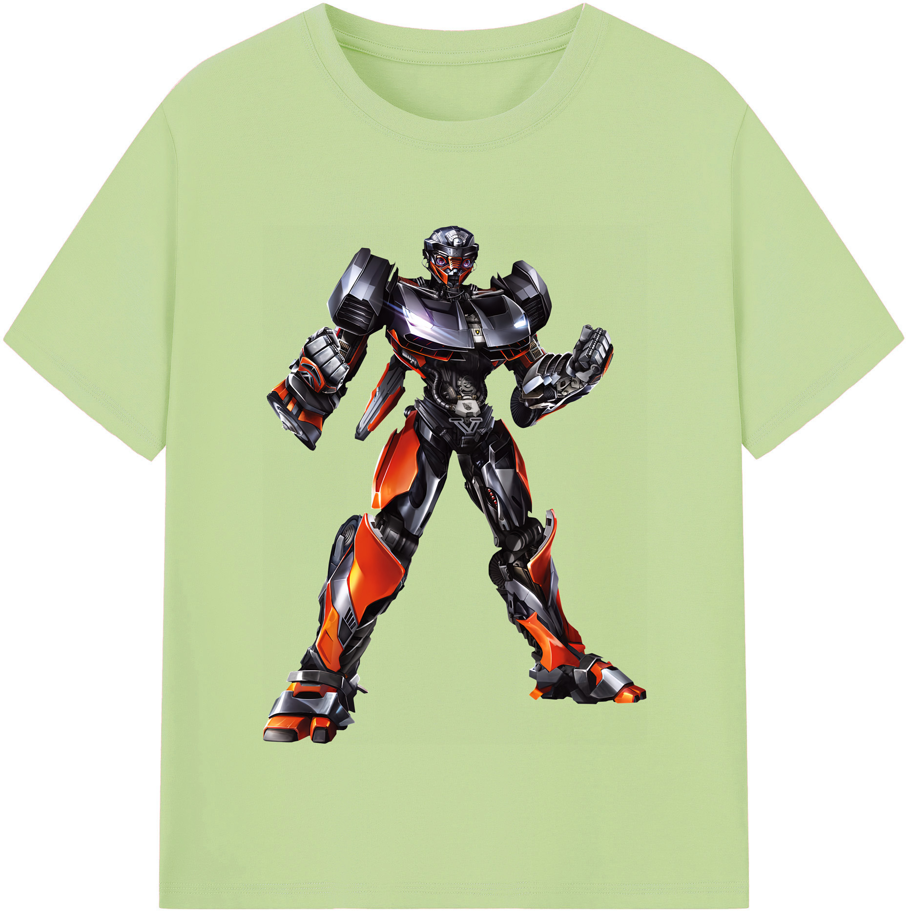 （画像用） Transformers トランスフォーマー 綿100％半袖Tシャツ（フロントプリント）